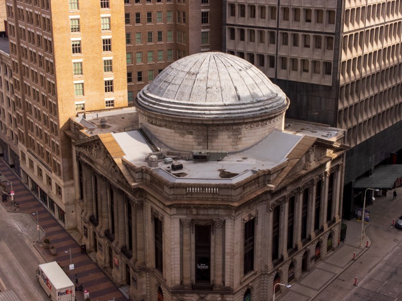 A building.