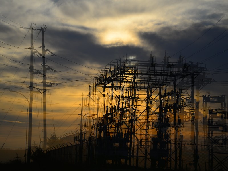 A power station.
