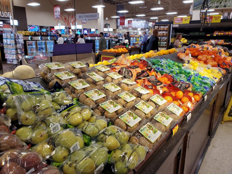 Fruit at a grocery store.