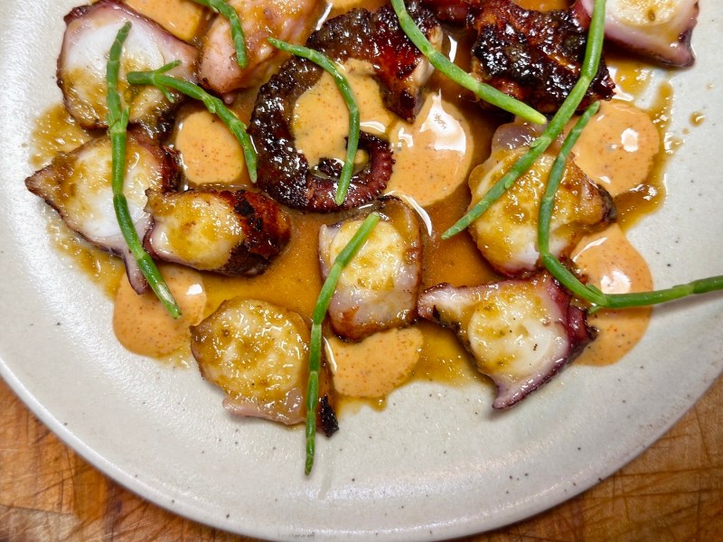 An octopus dish.